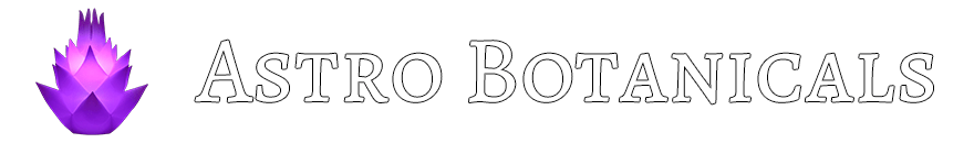 Astro Botanicals Logo with Text Name